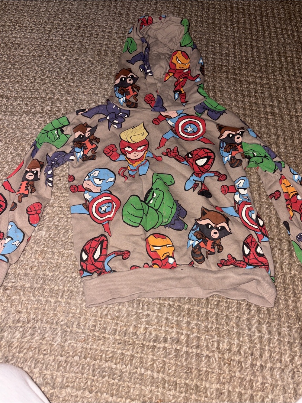 H&M Kids Marvel Superhero Hoodie sz6